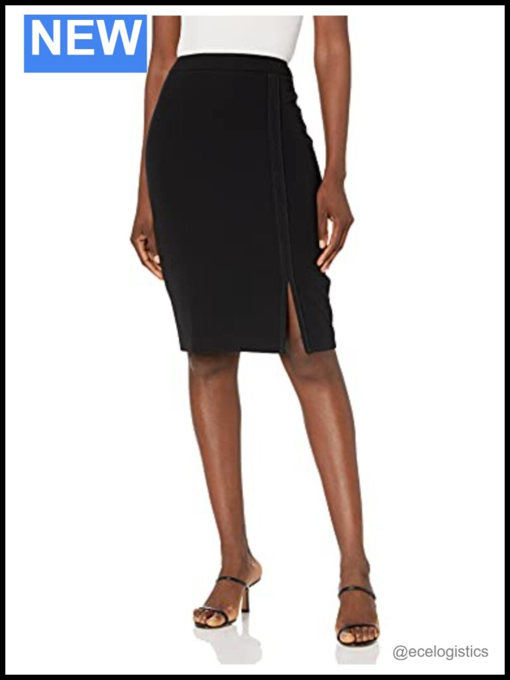 Knee Length Pencil Skirt Business Professional Stretch Blend Tommy Hilfiger
